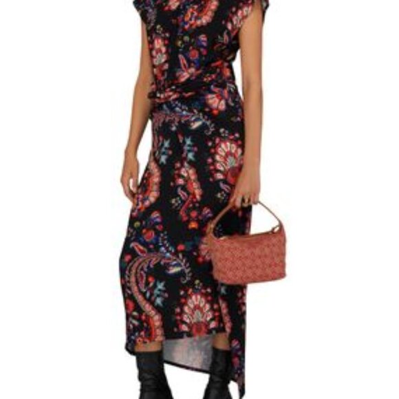 Rabanne Gathered Jersey Dress FR42/US 10 New! - Picture 4 of 9